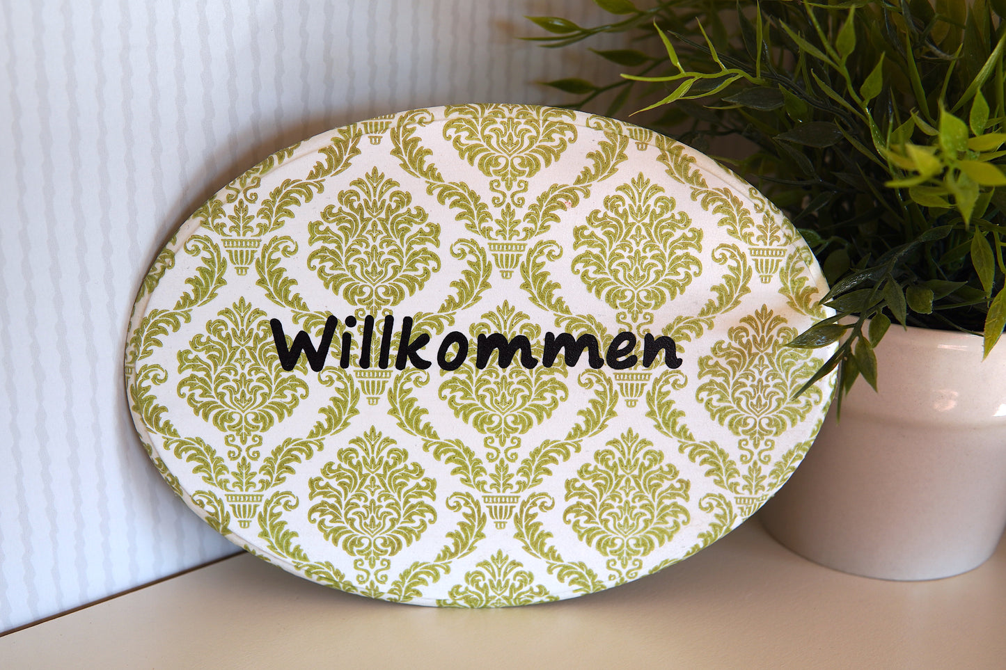 Türschild - Willkommen