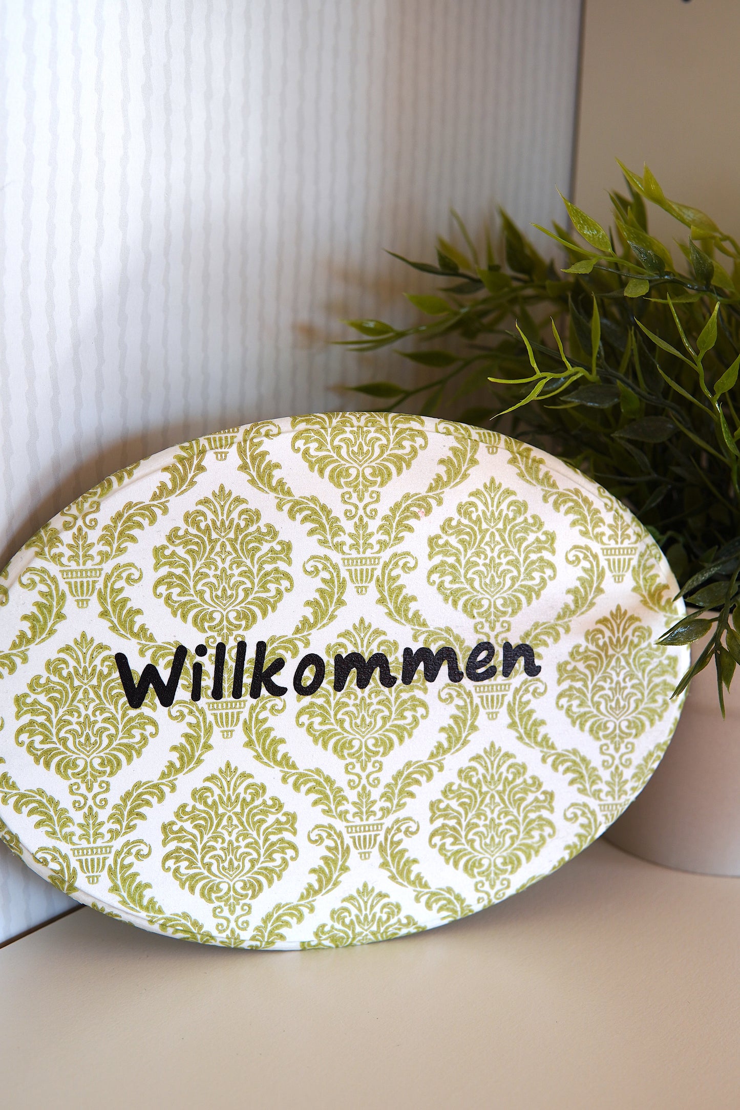 Türschild - Willkommen
