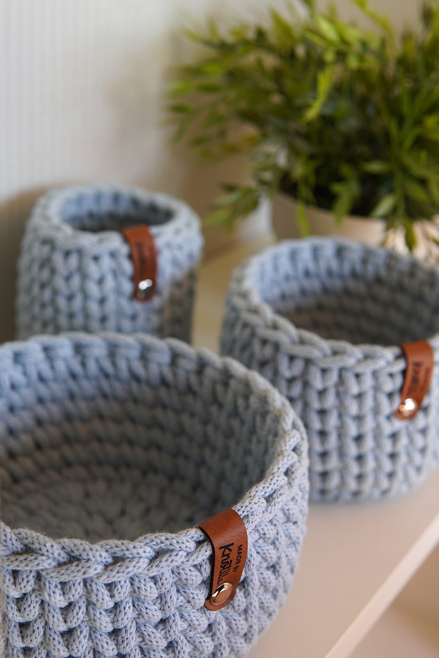 3er Set Körbchen - light blue!