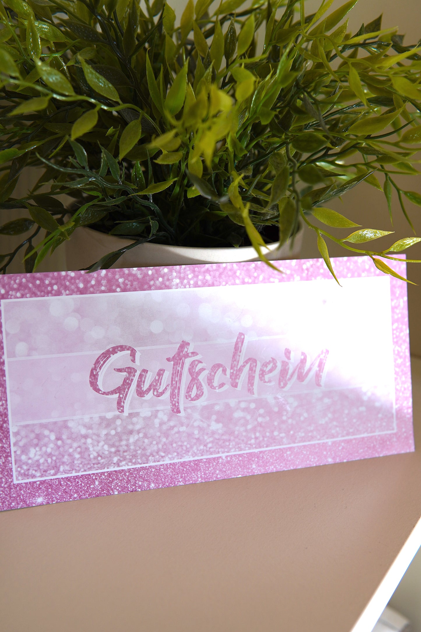 Gutschein "Glitzer"