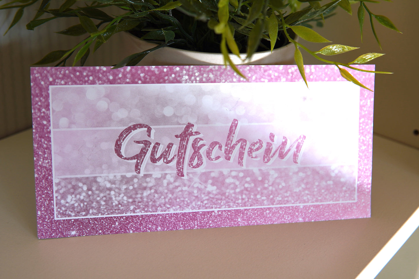 Gutschein "Glitzer"