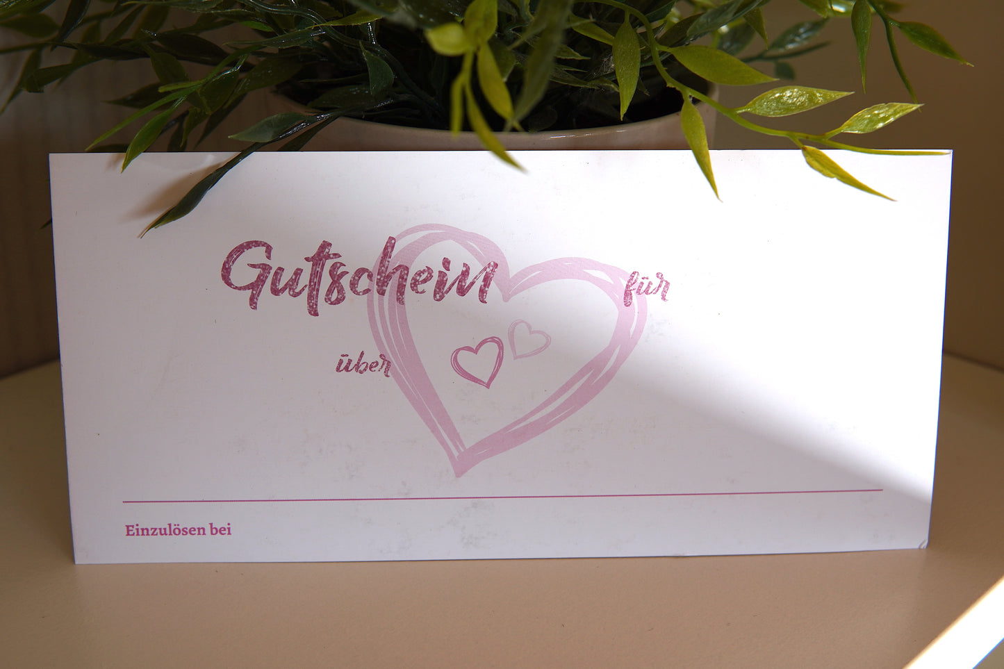Gutschein "Glitzer"
