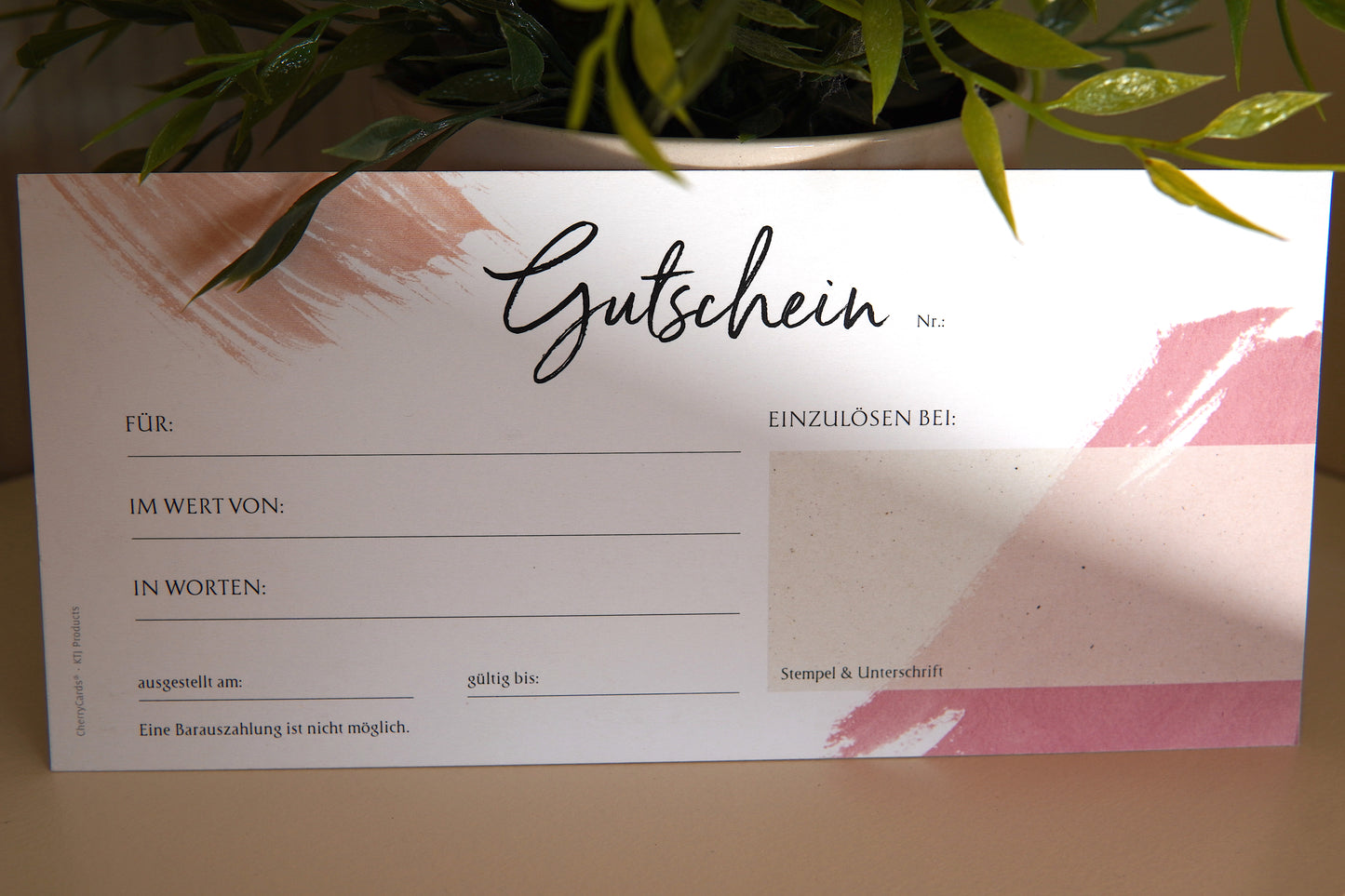 Gutschein "Abstrakt"