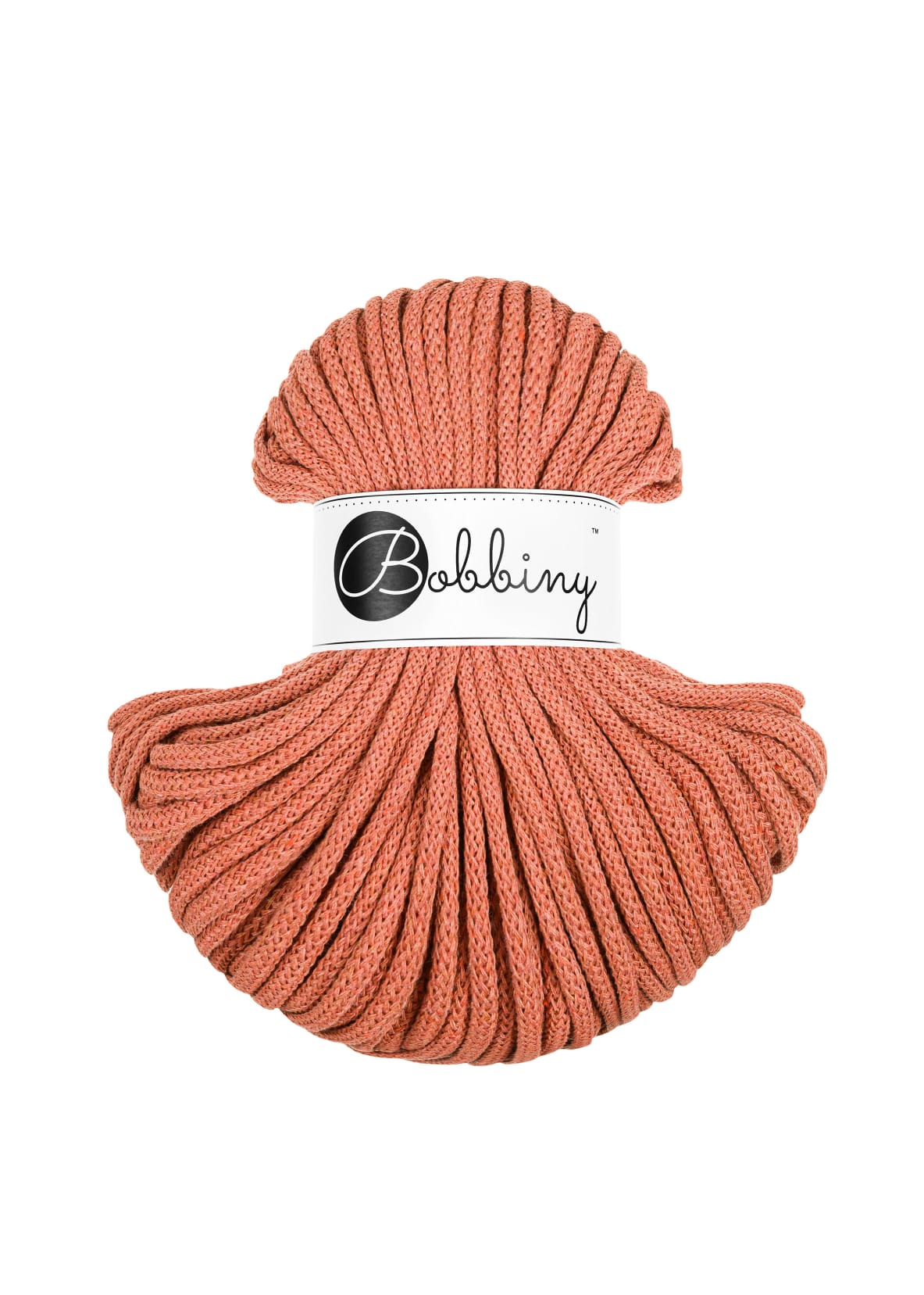 Bobbiny - Baumwollgarn 5mm - Terracotta