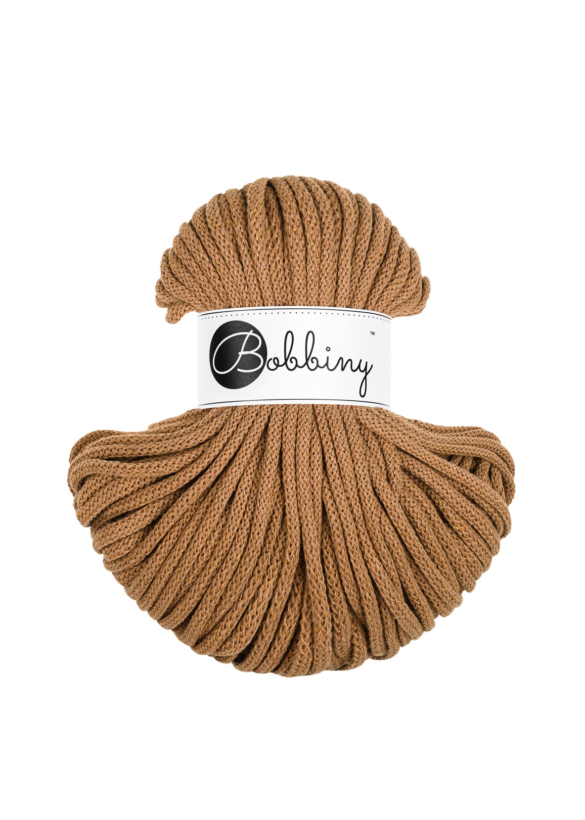 Bobbiny - Baumwollgarn 5mm - Caramel