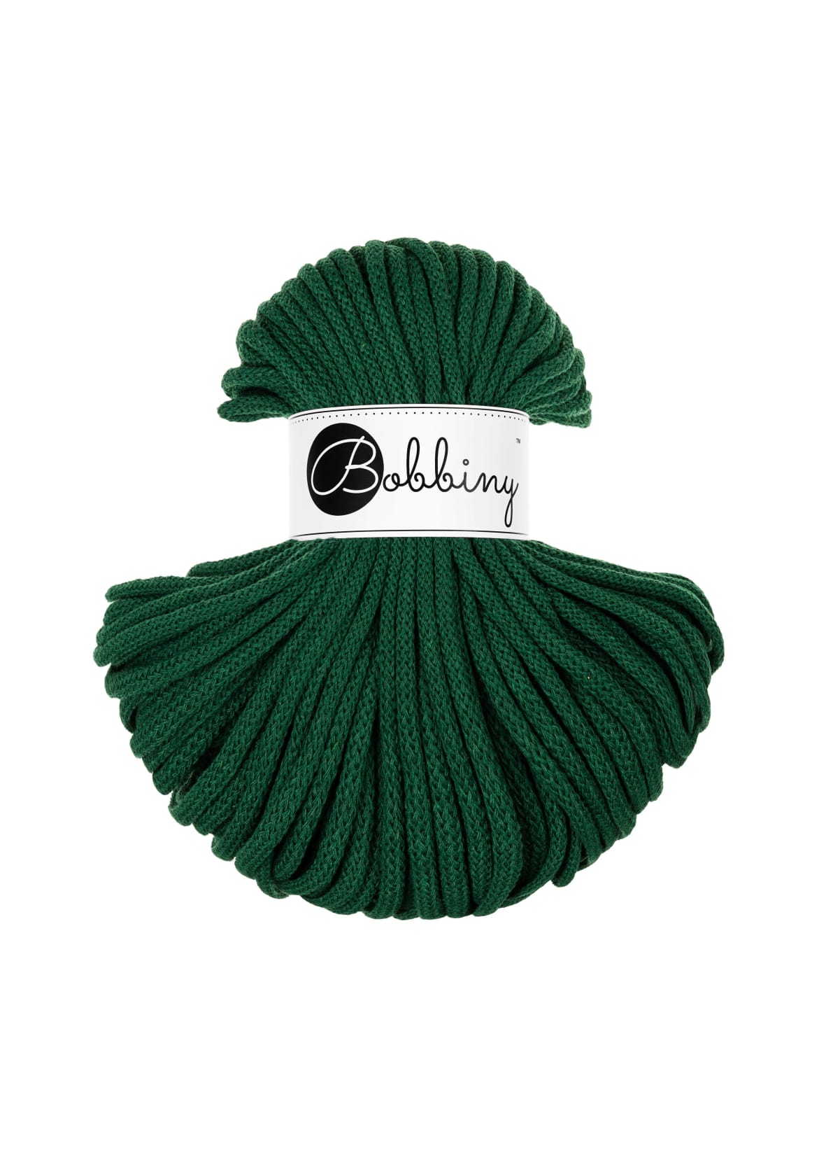 Bobbiny - Baumwollgarn 5mm - Pine Green