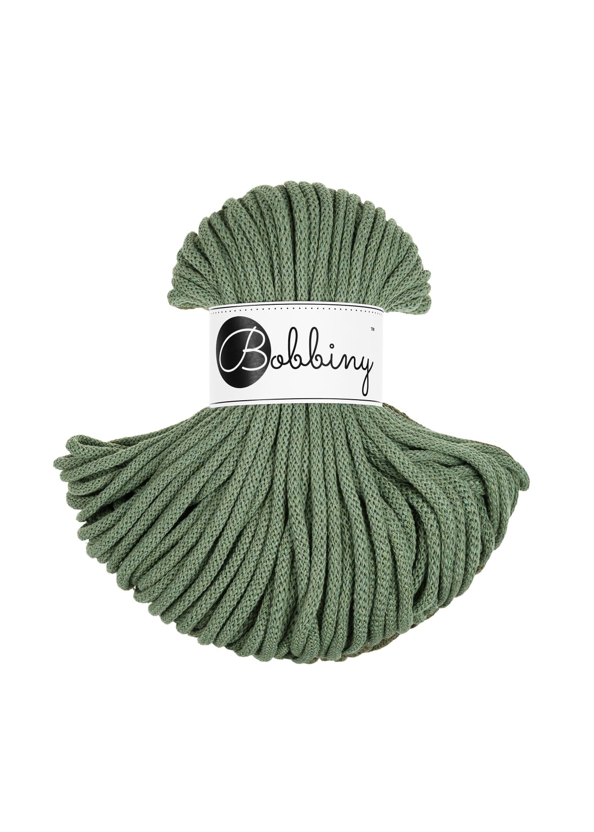 Bobbiny - Baumwollgarn 5mm - Eucalyptus Green