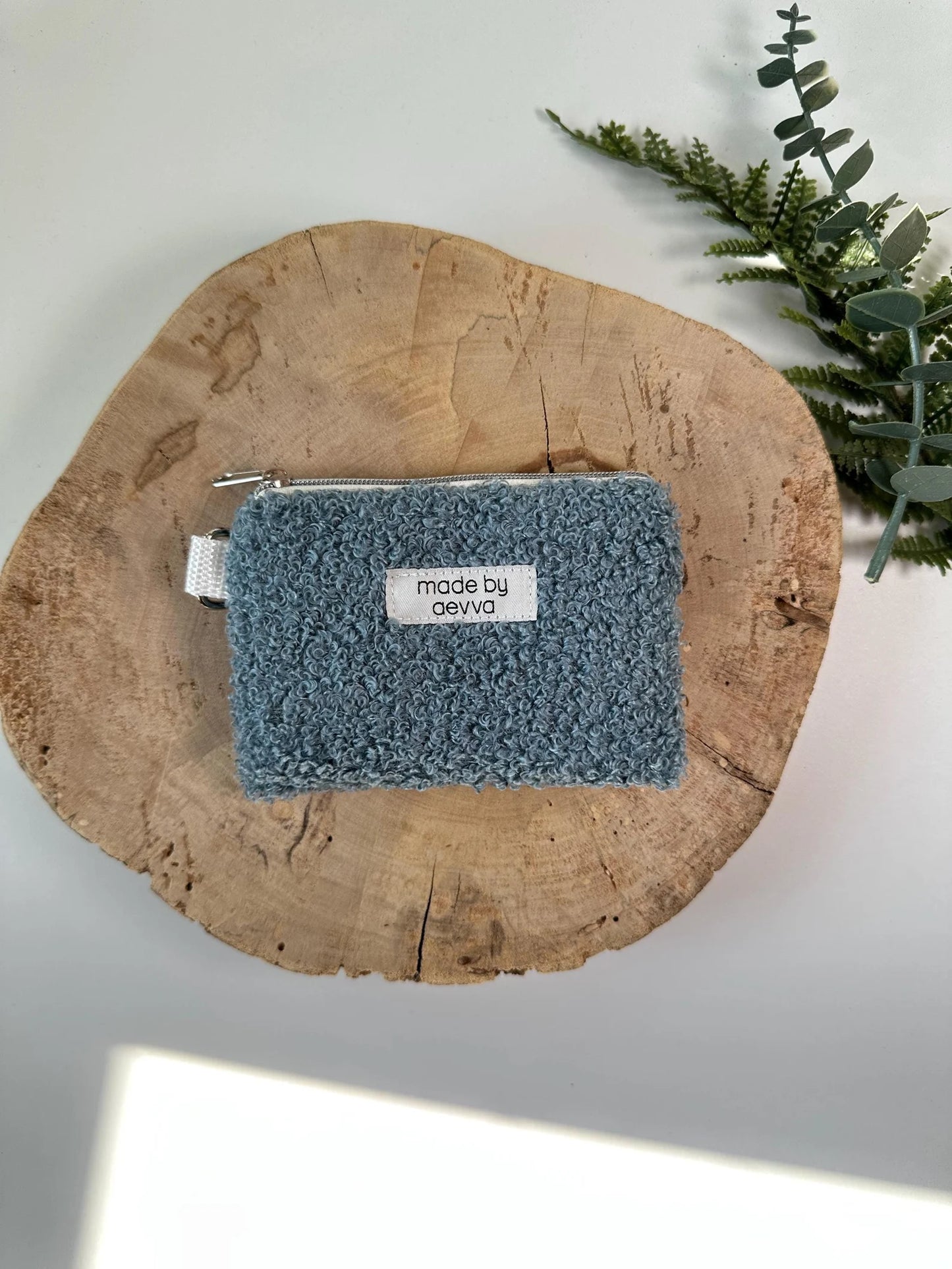 Mini-Geldbeutel aus Teddystoff