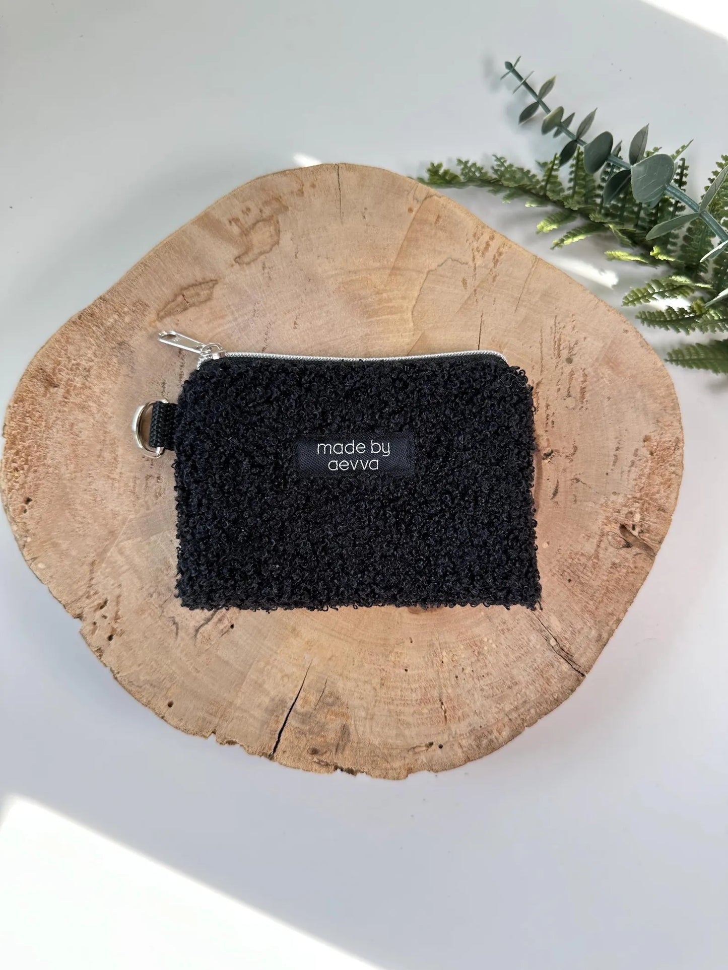 Mini-Geldbeutel aus Teddystoff