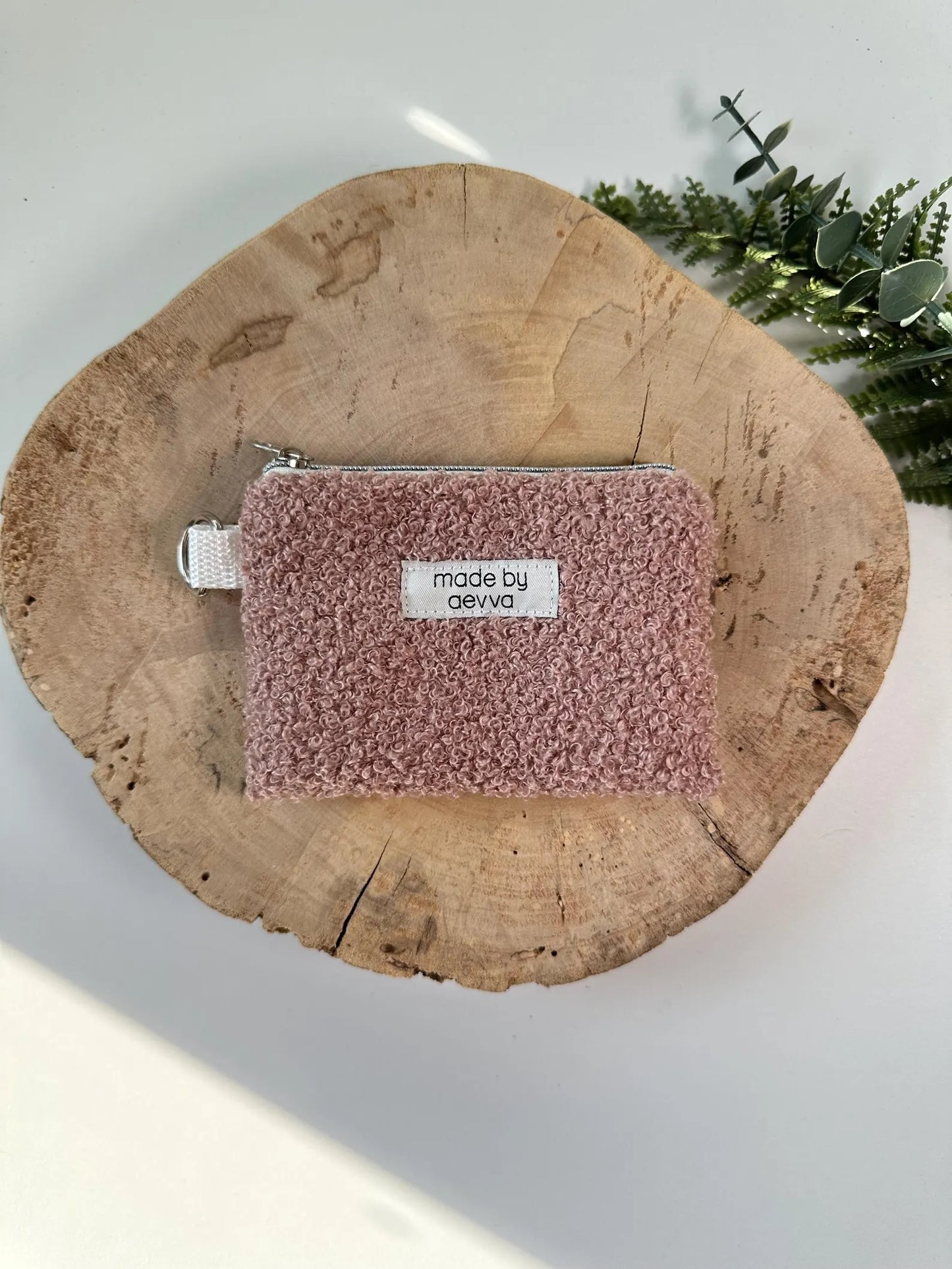 Mini-Geldbeutel aus Teddystoff