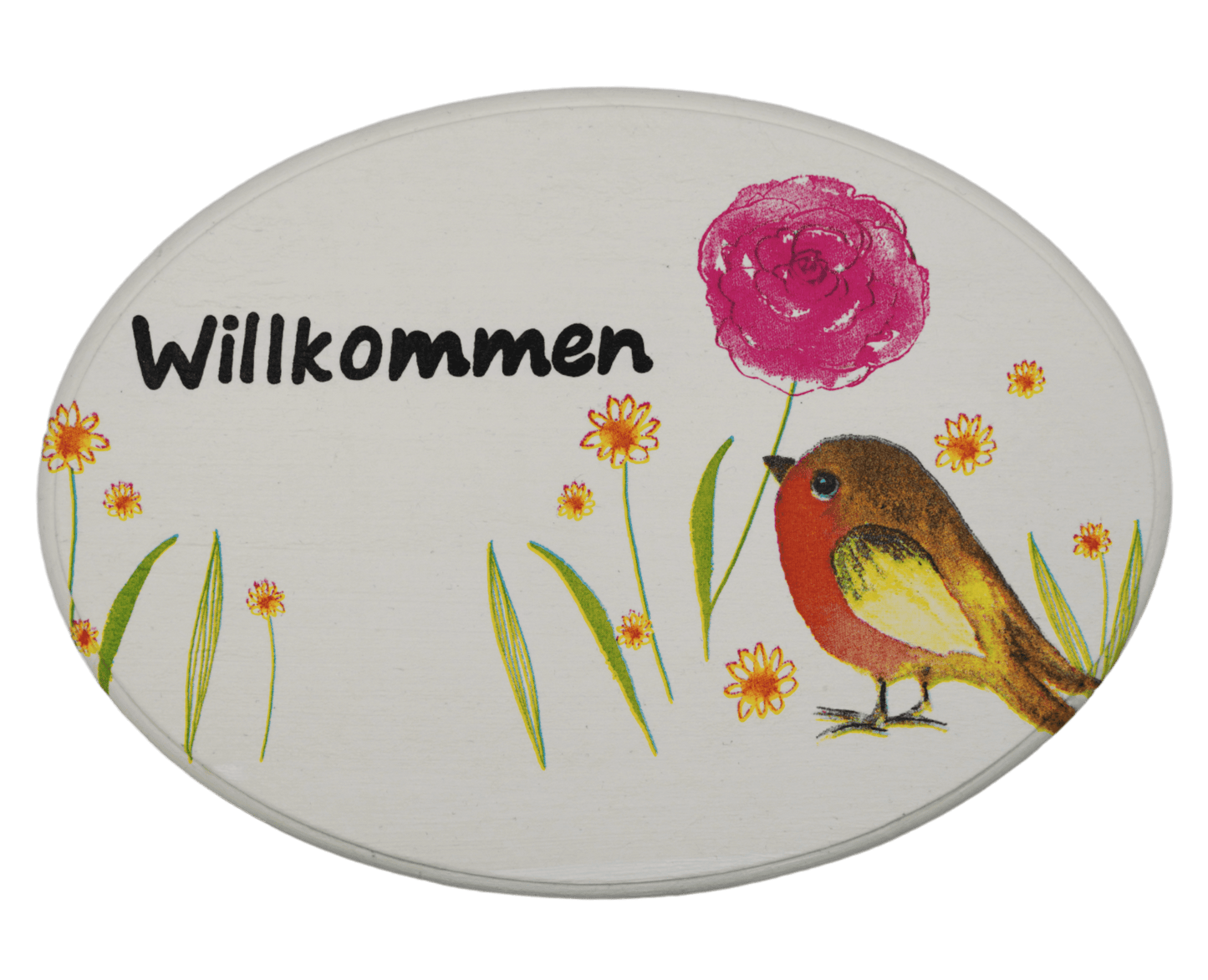 Türschild - Willkommen - Vögelchen
