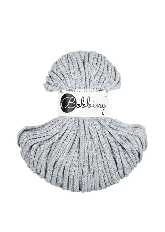 Bobbiny - Baumwollgarn 5mm - Light Grey